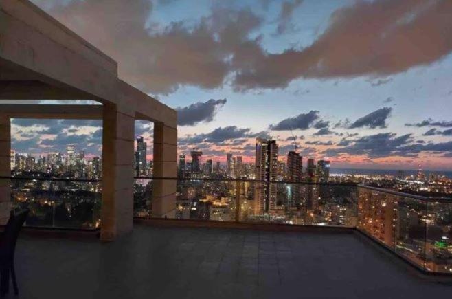 شقة Beautiful Penthouse W/Amazing View, Prime Location رامات جان المظهر الخارجي الصورة