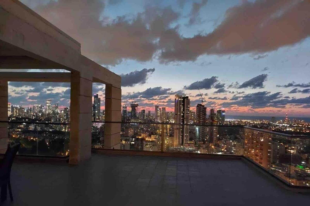 شقة Beautiful Penthouse W/Amazing View, Prime Location رامات جان المظهر الخارجي الصورة