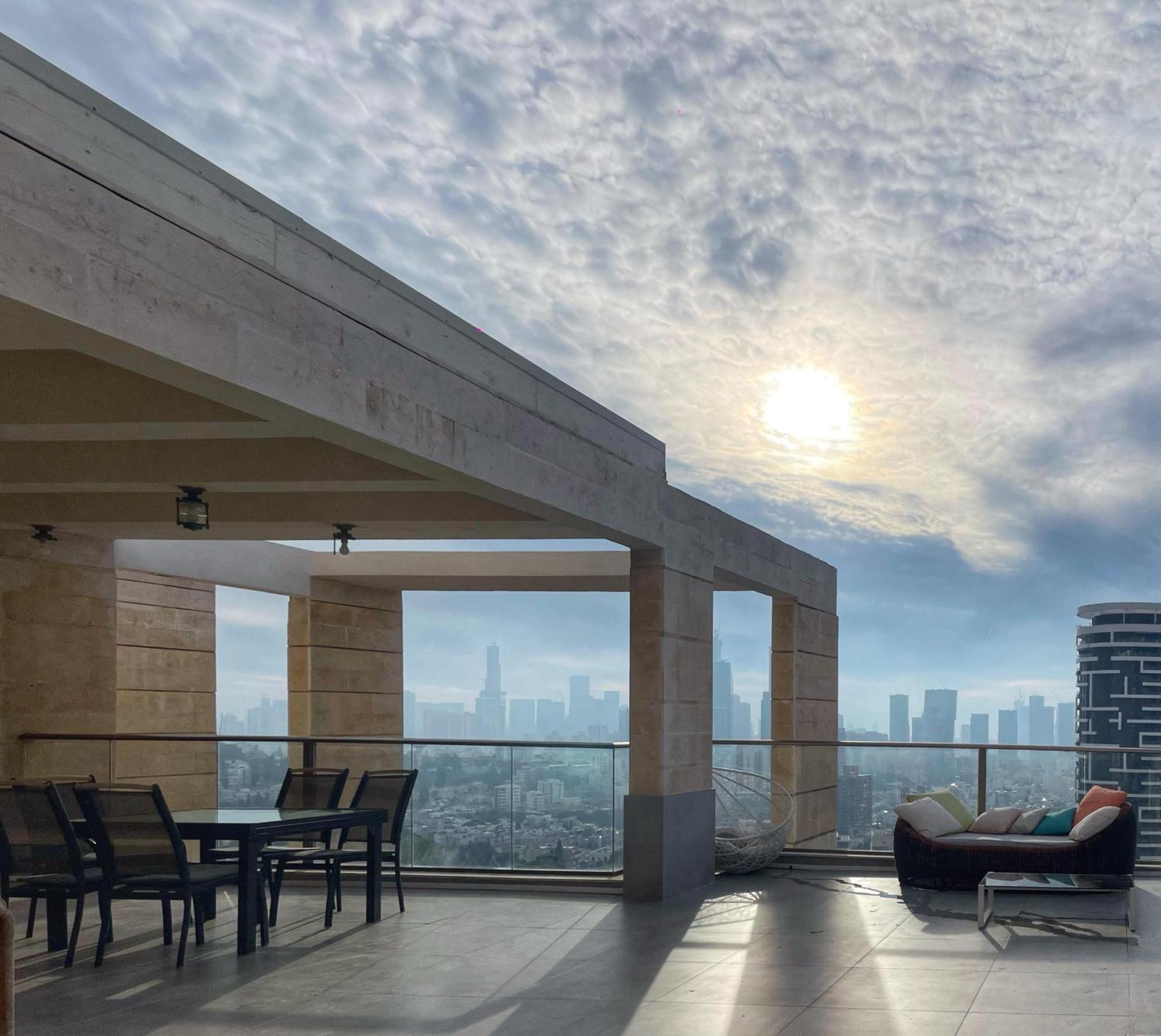 شقة Beautiful Penthouse W/Amazing View, Prime Location رامات جان المظهر الخارجي الصورة